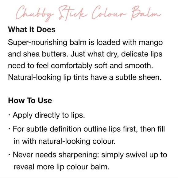 Clinique Chubby Stick Nourishing Tinted Lip balm - Whopping Watermelon - Picture 9 of 14